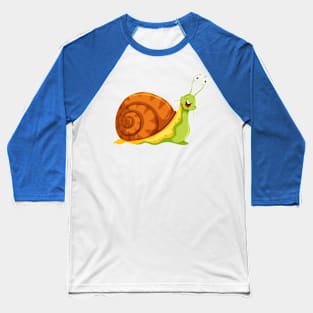 Cute Snail Baseball T-Shirt